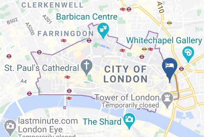 London - Hotel Motel One London Tower Hill Maps