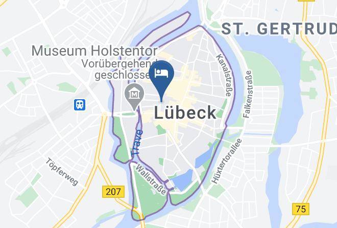 Hotel Motel One Lubeck Map