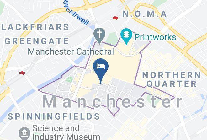 Greater Manchester - Hotel Motel One Manchester Royal Exchange Maps
