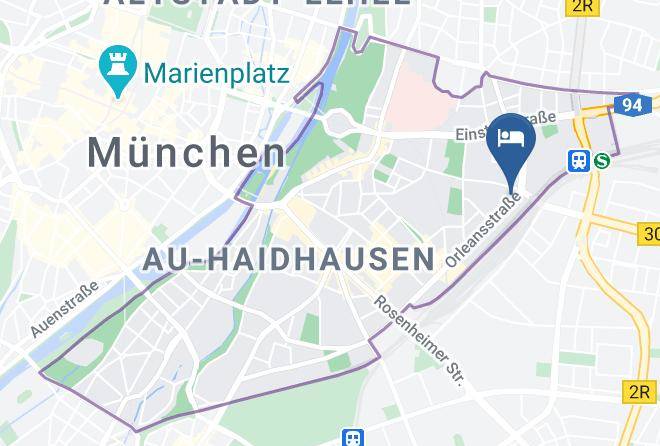 Munich District - Hotel Motel One Munchen East Side Maps