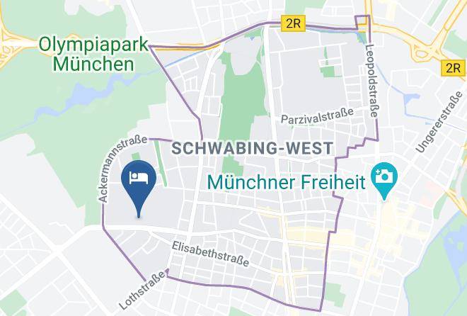 Munich District - Hotel Motel One Munchen Olympia Gate Maps