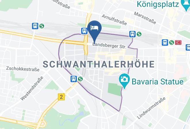 Hotel Motel One Munchen Westend Map