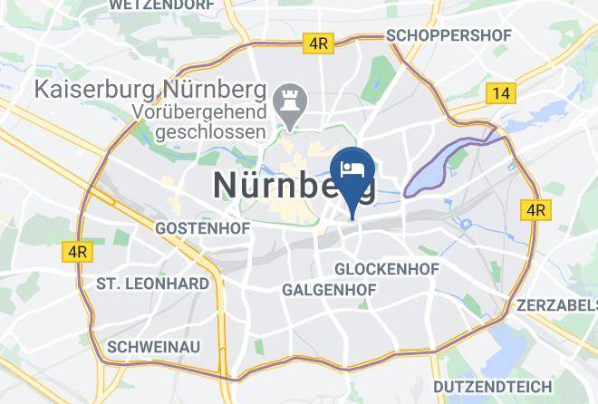 Hotel Motel One Nurnberg City Map