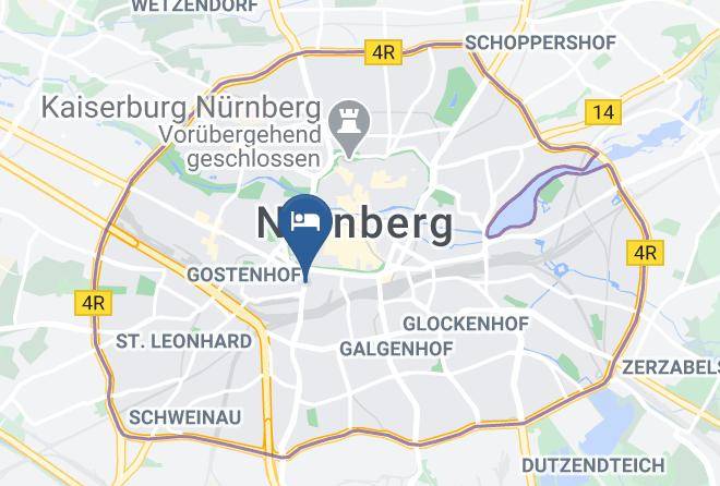 Nuremberg - Hotel Motel One Nurnberg Plarrer Maps