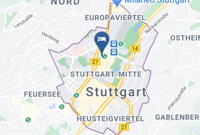 Stuttgart - Hotel Motel One Stuttgart Mitte Maps