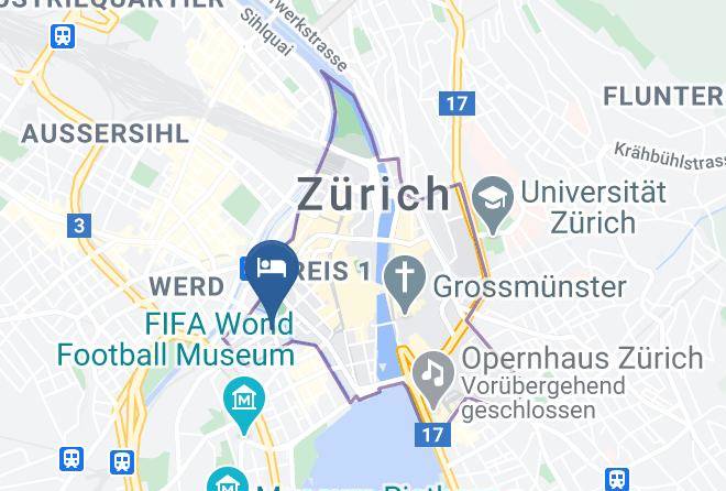 Zurich - Hotel Motel One Zurich Maps