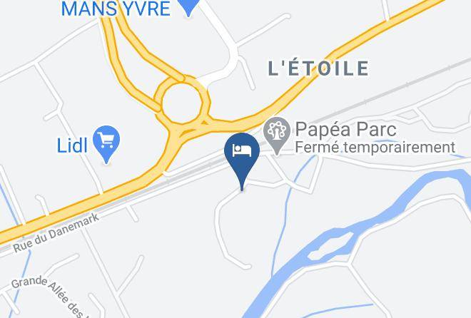 Sarthe - Hotel Motel Papea Maps