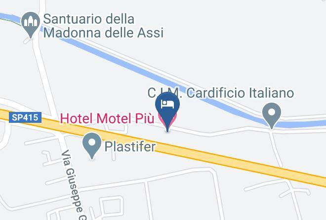 Cremona - Hotel Motel Piu Maps