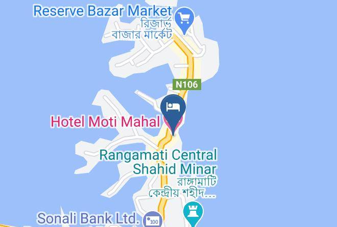 Chittagong - Hotel Moti Mahal Maps