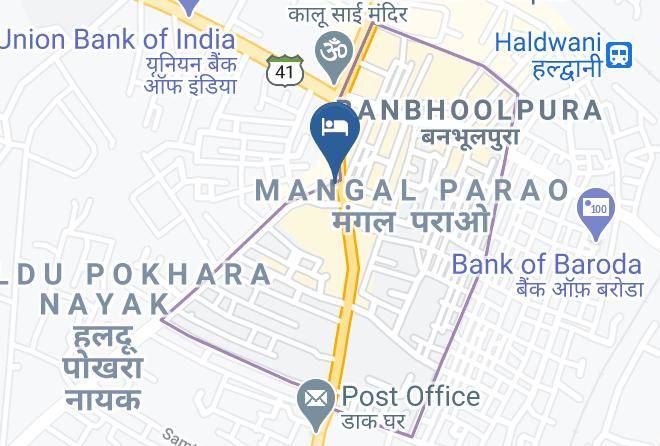 Haldwani - Hotel Moti Tower Maps