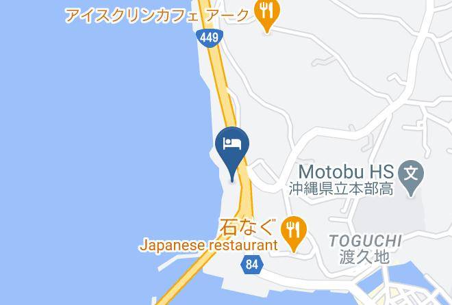 Motobu Townkunigami District - Hotel Motobu Resort Maps