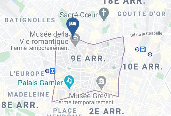 Paris - Hotel Moulin Plaza Maps