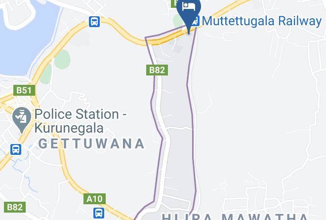 Kurunegala - Hotel Mount Maps