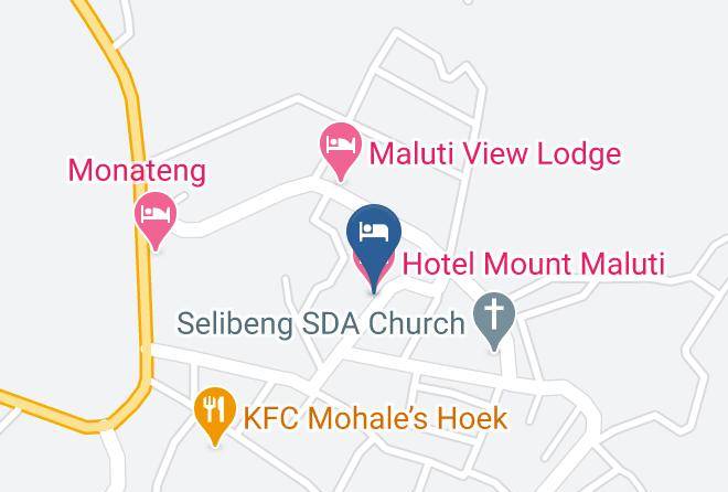 Mohale S Hoek - Hotel Mount Maluti Maps