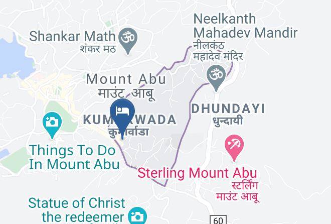 Mount Abu - Hotel Mount Regency Maps