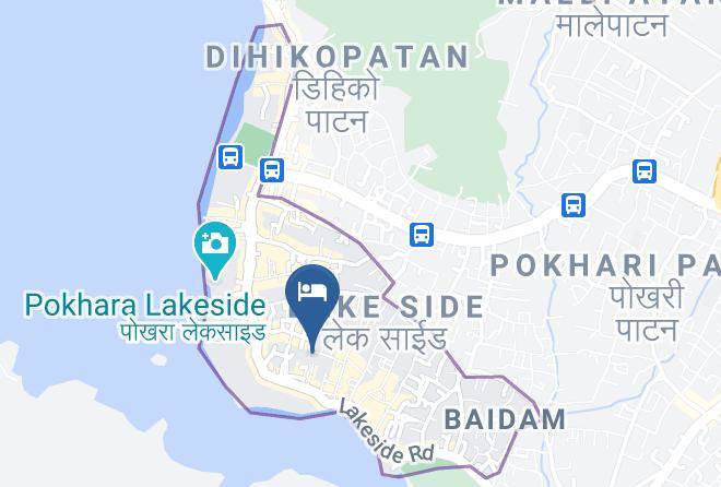 Hotel Mount View Pokhara Map