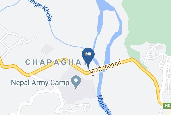 Pokhara - Hotel Mountain River View Maps