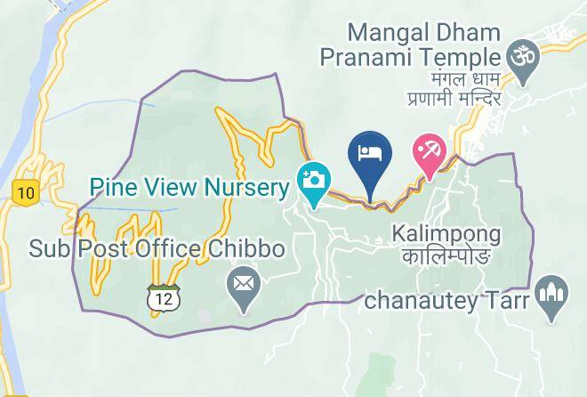 Kalimpang - Hotel Mountain View Maps