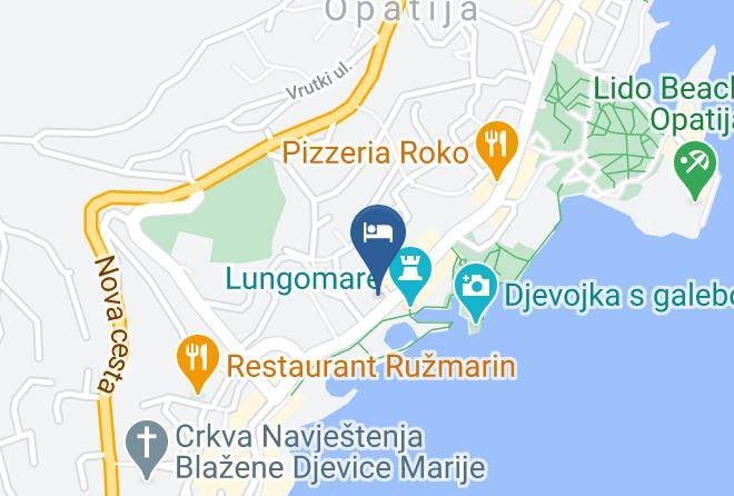 Opatija - Hotel Mozart Maps