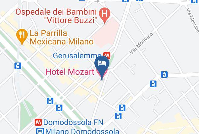 Milan - Hotel Mozart Maps