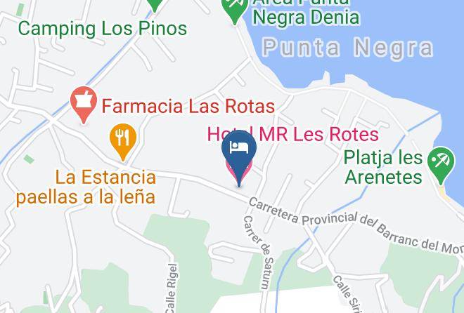 Alicante - Hotel Mr Les Rotes Maps