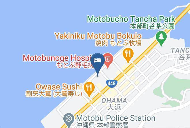 Motobu Townkunigami District - Hotel Mr Kinjo In Motobu Maps