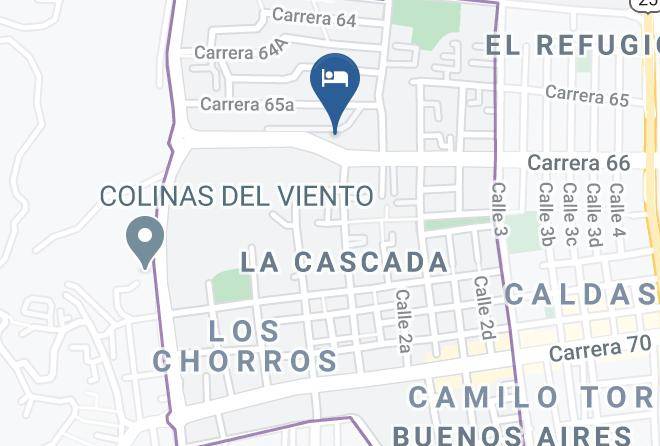 Cali - Hotel Ms Blue 66 Plus Maps