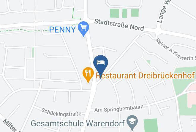Warendorf - Hotel & Ms Lounge Mersch Maps