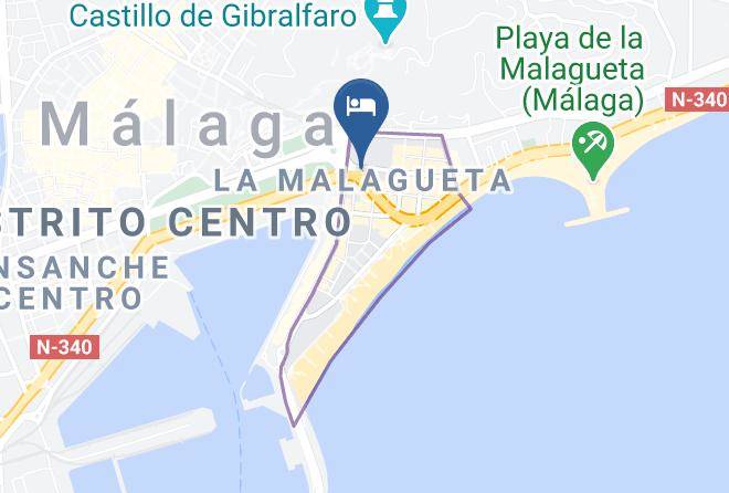 Malaga - Hotel Ms Maestranza Maps