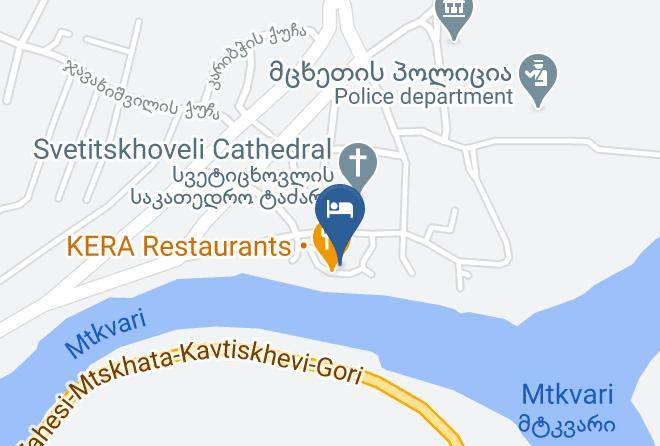 Mtskheta - Hotel Mtskheta Sanapiro Maps