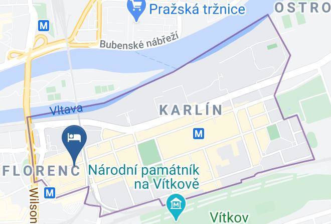 Prague - Hotel Mucha Maps
