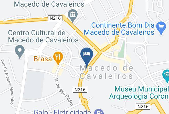 Macedo De Cavaleiros - Hotel Muchacho Maps