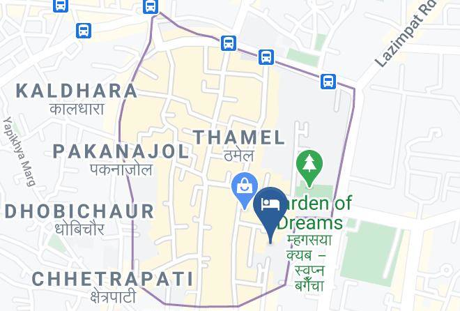 Kathmandu - Hotel Mulberry Maps