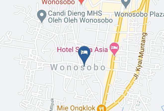 Wonosobo Regency - Hotel Mulyo Aji Maps