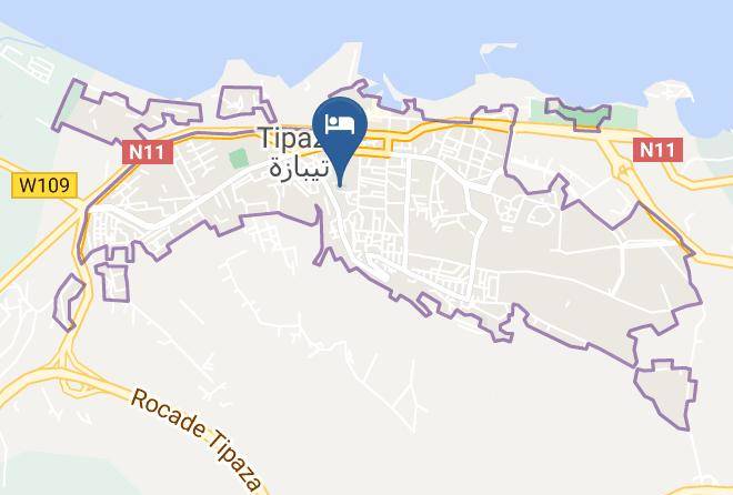 Tipaza - Hotel Munatec Maps