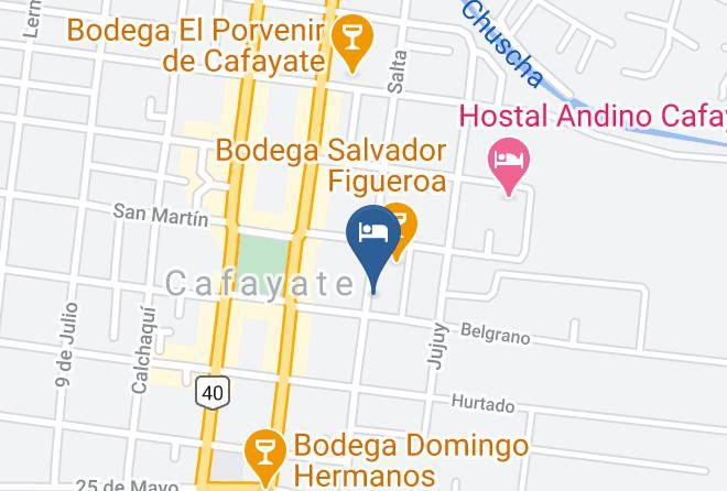 Cafayate - Hotel Munay Cafayate Maps