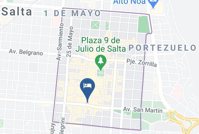 Salta - Hotel Munay Salta Maps