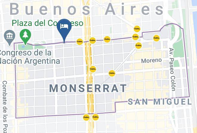 Autonomous City Of Buenos Aires - Hotel Mundial Maps