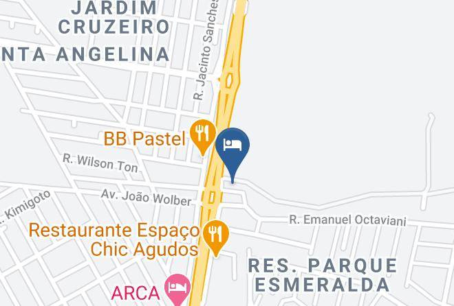 Agudos - Hotel Munhoz Agudos Maps