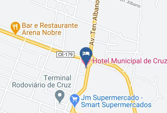 Cruz - Hotel Municipal De Cruz Maps