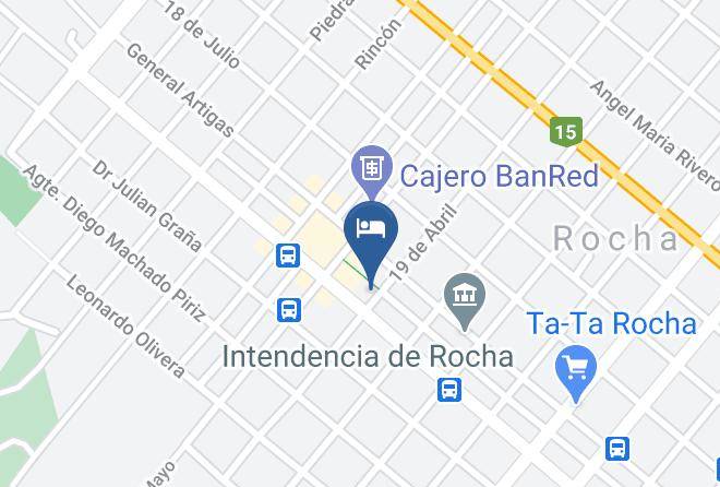 Rocha - Hotel Municipal Maps