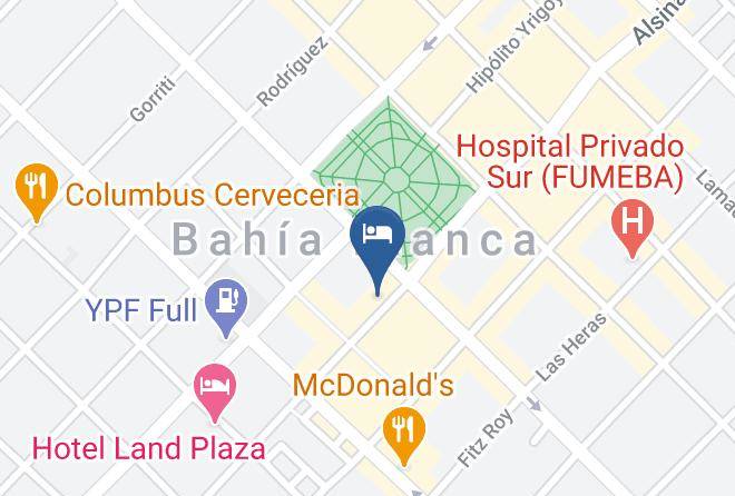 Bahia Blanca - Hotel Muniz Maps