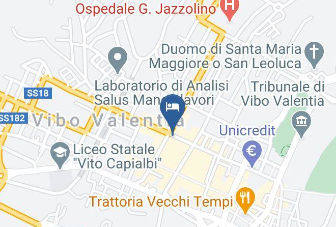 Vibo Valentia - Hotel Muraglie Maps