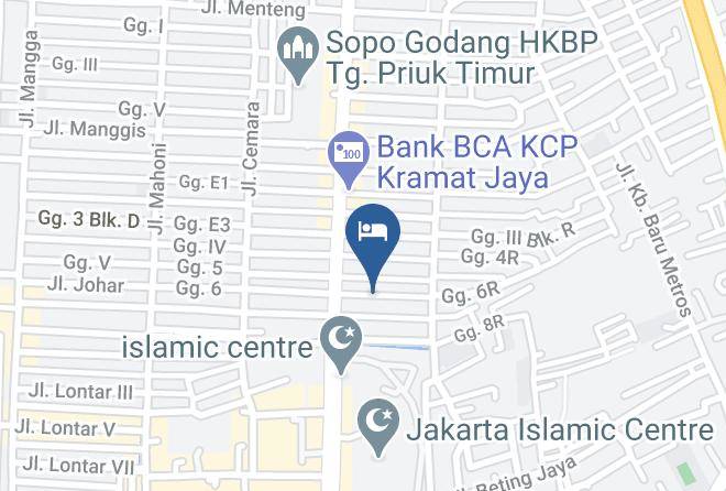 North Jakarta - Hotel Murah Indah Maps