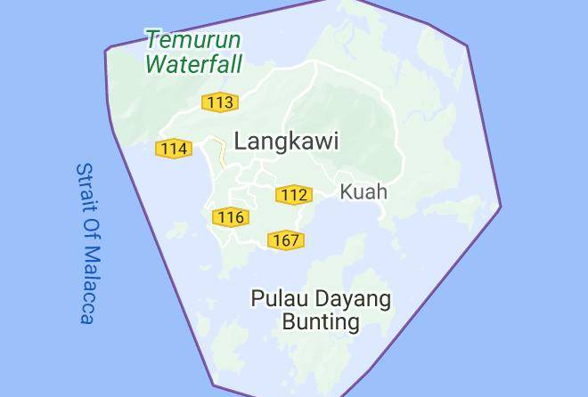 Langkawi - Hotel Murah Maps