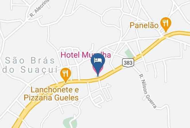 Sao Bras Do Suacui - Hotel Muralha Maps