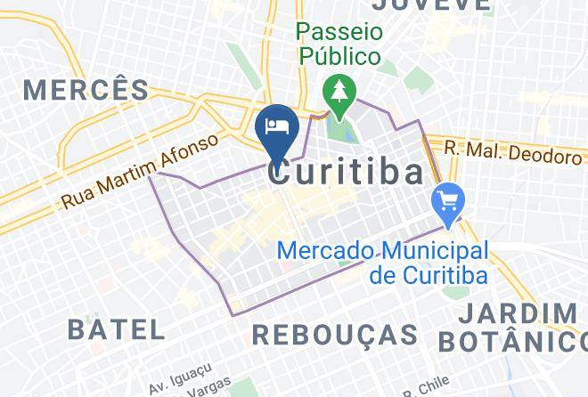 Curitiba - Hotel Muricy Maps