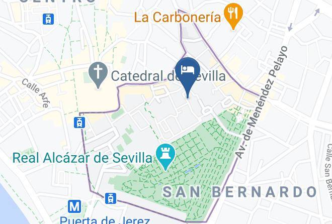 Seville - Hotel Murillo Maps