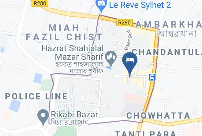 Chittagong - Hotel Musafir Maps