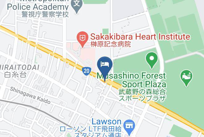 Fuchu City - Hotel Musashino Forest Maps